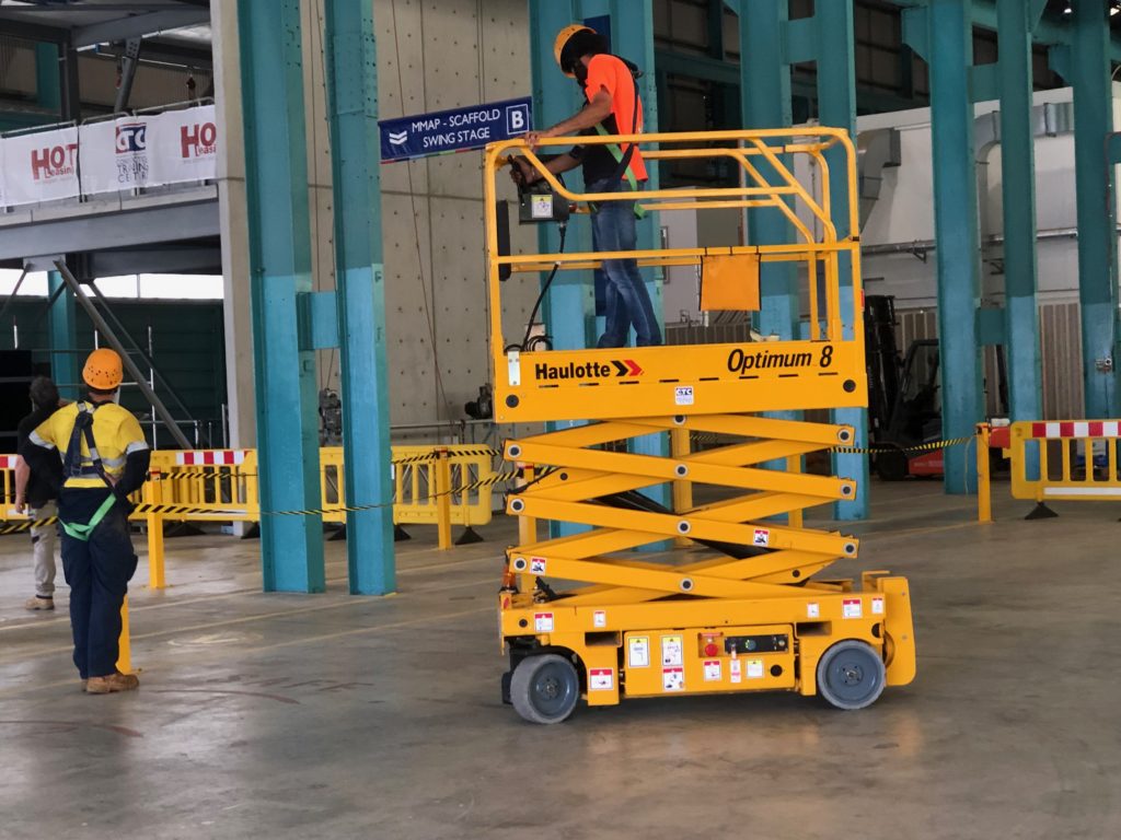 Scissor Lift Construction Training Centre